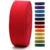 2" & 1.5'' & 1" Cotton Webbing - 5 Yards - 50+ Colors -%100 Natural Cotton - Turkish Weave - Heavy Duty 1 Inch 1.5 Inch 2 Inch Webbing for Sewing Straps Wrapping Climbing Indoors Craft DIY 11174 view 1
