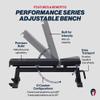 Titan Fitness Performance Series Adjustable Bench, Supports 650 LB Incline, Black Finish, Versatile Utility Bench for Home Gym Weightlifting, Strength Training, Flat, Incline, Upright Positions view 2