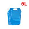 SBTRKT 5/10L Camping Water Bag Portable Folding Water Bucket Large Water Container Outdoor Travel Collapsible Pouch Can Camping Supplie (Color : 5L) view 2