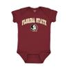 Little King NCAA Infant Romper-Arch Team Logo-100% Soft Cotton-Florida State-Garnet-12 Months view 2