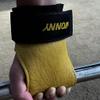 XSCQ Power-Assist Belt, Leather Palm Guard, Fitness Gloves Wrist Guard, Men's and Women's Horizontal Bar Non-Slip for Deadlift Pull-ups view 3