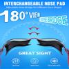 Vegemono Swim Goggles, Unisex Adult Swimming Goggles Anti Fog Anti UV No Leakage Wide View for Men Women Youth view 2