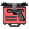 Kinghardcase TSA Gun Case for Handgun, TSA Approved Firearm Travel Case, Waterproof & Shock Proof Lockable handgun case, 10.6*8.8*4 Inches 9mm Pistol Case Hard Shell view 1