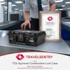 Kinghardcase TSA Gun Case for Handgun, TSA Approved Firearm Travel Case, Waterproof & Shock Proof Lockable handgun case, 10.6*8.8*4 Inches 9mm Pistol Case Hard Shell view 3