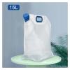 SBTRKT 15L Portable Foldable Water Bags Folding Collapsible Car Drinking Container Kit Outdoor Camping BBQ Sports Water Tank (Color : 15L-01) view 2