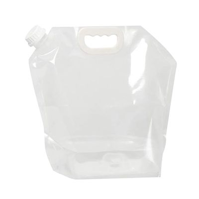 SBTRKT Water Bags with Faucet Water Tank Foldable Portable Drinking Outdoor Camp Cooking Picnic BBQ Water Container Bag 5L/10L (Color : White 5L no Faucet)