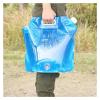 SBTRKT Water Bags with Faucet Water Tank Foldable Portable Drinking Outdoor Camp Cooking Picnic BBQ Water Container Bag 5L/10L (Color : White 5L no Faucet) view 3