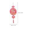 NPQPNAFC Chinese Dragon Felt Year of Dragon Decor Chinese Style Household Accessories Decorate 2024 New Year Decoration Chinese New Year Hanging Decoration Ornament Wreath Chinese Zodiac Calendars view 4