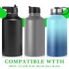 Linkidea Water Bottle Boot Compatible with Iron Flask Wide Mouth/Narrow Mouth 64oz, Silicone Bottle Bottom Sleeve Cover Protector, Bottle Bumper (Green), CPS-029-09 view 3