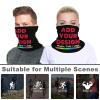Custom Neck Gaiters for Men, Personalized Headbands for Women, Cooling Neck Wraps, Face Cover for Sun Protection Cooling, Breathable Bandana, Face Mask, Black view 4