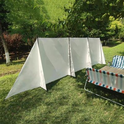 LANGWEI Camping Shelter, Foldable Outdoor Gas Stove Burner Windscreen, Large Fenced Windshield Tent Privacy Shield for Picnic BBQ Beach