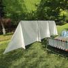 LANGWEI Camping Shelter, Foldable Outdoor Gas Stove Burner Windscreen, Large Fenced Windshield Tent Privacy Shield for Picnic BBQ Beach view 1