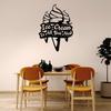 MeigoArt Custom Ice Cream Metal Wall Art, Personalized Ice Cream Shop Metal Wall Art,Custom Dessert Ice Cream Shop Metal Wall Art (Beach Ice Cream) Custom Shed Metal Decor (Style-3) view 4