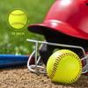 OMYOPY Official Size Softballs 12" Softballs Fastpitch Practice, Unmarked & Leather Covered Training Ball for Games, Practice and Training(6 Pack) view 4