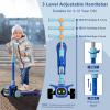 3 Wheel Scooter for Kids - Foldable & Unbreakable, 2-in-1 Kick Scooter with Music and Lights, Adjustable Height, Wide Deck, Flashing Wheel Lights, Easy for Beginner Toddlers Aged 3-8 view 3