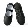 missfiona PU Leather Ballet Shoes Women Belly Slippers Dance Shoes Adult Split-Sole Gymnastics Flat(5, Black) view 4