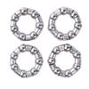 4 pcs Bike Ball Bearings Fit for Front and Rear Hub Wheel,Ball Bearing Fixed Cage for Bicycles,1/4 X 7 Balls