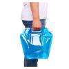 SBTRKT Outdoor 2.5L Portable Water Bag Folding Sports Storage Container Jug Bottle Travel Camping Hiking Folding Water Bag with Handle, Blue view 2