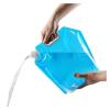 SBTRKT Outdoor 2.5L Portable Water Bag Folding Sports Storage Container Jug Bottle Travel Camping Hiking Folding Water Bag with Handle, Blue view 3