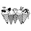 MeigoArt Custom Ice Cream Metal Wall Art, Personalized Ice Cream Shop Metal Wall Art,Custom Dessert Ice Cream Shop Metal Wall Art (Beach Ice Cream) Custom Shed Metal Decor (Style-7) view 1