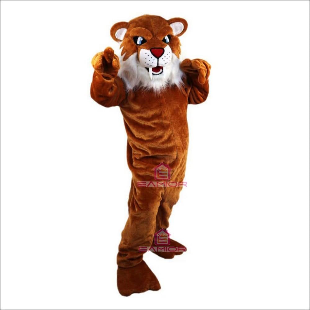 Jaguar Tiger Mascot Costume Adult Size for Men & Women with Built-in Fan Inside the Head