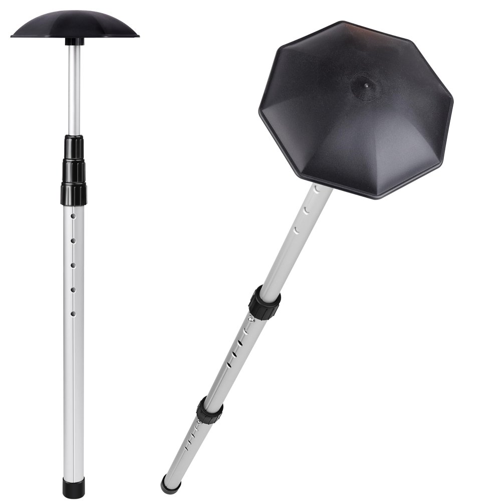BIRDIEBLAST Golf Travel Support Pole,Aluminium Golf Support Rod,Golf Travel Bag Support System to Protect Clubs from Impacts (Black)