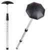 BIRDIEBLAST Golf Travel Support Pole,Aluminium Golf Support Rod,Golf Travel Bag Support System to Protect Clubs from Impacts (Black)