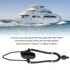 equlup Boat Motor Flusher, Nylon Dual Motor Flusher Dual Water Feed Motor Flusher Rectangular Cup Board Motor Water Flusher Boat Hardware Accessories for Marine Boat view 3