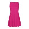 2024 Women's Summer Dresses 2024 Trendy Beach Casual Sleeveless T-Shirt Lace Tank Dress Loose Fit Shirt Sundress w Pocket view 2