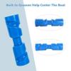 BALAVA 10 Inch Self Centering Boat Trailer Keel Rollers,Boat Trailer Roller,Boat Trailer Accessories Keel Rollers for Boat Trailer Boat Rollers for Trailer Fits 5/8" Shaft (Blue) view 4