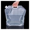 SBTRKT 5/10/15L Portable Water Bag Folding Bucket Water Container Jug Bottle Pouch Outdoor Travel Camping with Handle Camping Supplies (Color : 5L White) view 3