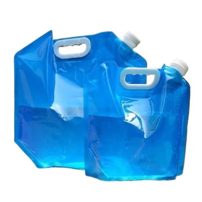 SBTRKT High Capacity 5/10L Outdoor Camping Water Bag Portable with Handle Folding Travel Picnic BBQ Water Tank Storage Bag Accessories (Color : 10L)