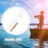 ENGENDER Fishing Rod Telescopic Fishing Rod Mini Fishing Pole Rotatable Portable Ultra-Light Feeder Fishing Pole for Lakes Freshwater Fishing Pole (Color : Stock) view 4