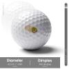 Delicious Burrito Taco Personality Golf Ball Ultimate Performance Golf Balls for Distance and Control, sdfvds454 view 2