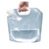 SBTRKT 2.5/5/10L Foldable Portable Drinking Water Bag Outdoor Camping Hiking Water Storage Bag Thickened Large Capacity Water Container (Color : 5L-Blue) view 1