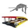 JYDQMOLS Gymnastics Assistance Springboard Gymnastics Equipment for Home Vault, Large Sport Training Springboard with 9 Springs, for Adults Teens Backflip High Jump, Curved Elastic Ramp Pad view 1