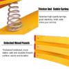 JYDQMOLS Gymnastics Assistance Springboard Gymnastics Equipment for Home Vault, Large Sport Training Springboard with 9 Springs, for Adults Teens Backflip High Jump, Curved Elastic Ramp Pad view 4