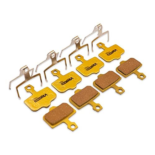 4 Pairs Full Metal Bicycle Disc Brake Pads/Fit for AVID Elixir R, CR, CR Mag, 1/3/5/7/9, X.0, XX Disc Brake Bike Brake Parts