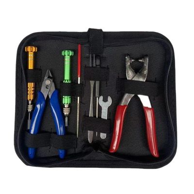 NineFit Basics Professional Starting Stringing Clamp Tool Kit, Portable Badminton Racket Cold, 20cmx10cm