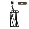 ELUKHT Double-Layered Badminton Racket Storage Organizer Large Capacity, Metal Multifunctional Display Stand for Violins/Guitars/Billiard Cues, Adjustable Height view 3