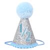 TERJIO Half Birthday Hat for Baby - 1/2 Birthday Crown Hat,Baby Photo Prop for 6/Six Month. view 1