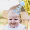 TERJIO Half Birthday Hat for Baby - 1/2 Birthday Crown Hat,Baby Photo Prop for 6/Six Month. view 3