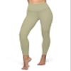 YUDSUD High Waisted Leggings for Women - Tummy Control Yoga Pants for Workout Running Athletic Women's Leggings Plus Size Light Green view 2