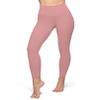 YUDSUD High Waisted Leggings for Women - Tummy Control Yoga Pants for Workout Running Athletic Women's Leggings Plus Size Grey Pink view 2