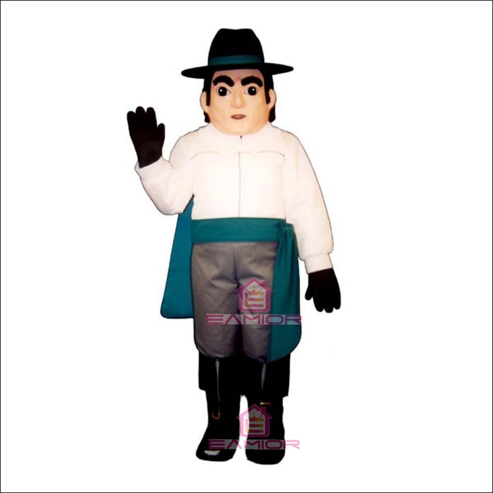 Raider Mascot Costume Adult Size for Men & Women with Built-in Fan Inside the Head
