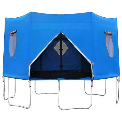 10FT Trampoline Tent Fits for 6 Straight Round Trampoline, Trampoline Tent, Tent for Trampoline, Trampoline Accessory Tent(Tent Only)