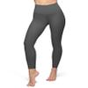YUDSUD High Waisted Leggings for Women - Tummy Control Yoga Pants for Workout Running Athletic Women's Leggings Plus Size Dark Grey view 2