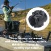 Aomitop Kayak Rail Adapter, Compatible with Hobie H-Rail - Kayak Fishing Accessories - Black (Black (3 Pack)) view 3