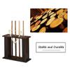 ANIIC Pool Stick Holder Pool Cue Holder Holds 16 Pool Cue Sticks,Floor Stand Billiard Pool Cue Racks Only,Billiard Pool Table Accessories Pool Cue Rack Cue Stick Holder view 4