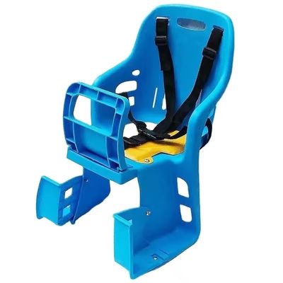 Child Bike seat, Bike Child Carrier, Rear Mounted Bike Seat Compatible with Most Adult Bike, Children Bike Seat Bicycle Back Seat Adjustable Child Bike Carrier Seat for Bicycle MTB Road Bike (blue)